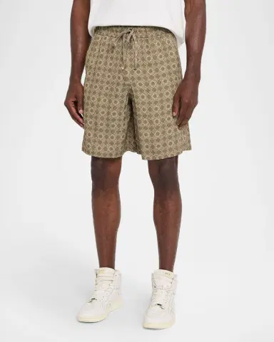 AMIRI Men's Ma Quad Twill Pull-On Shorts | Thumbnail 4 AMIRI Men's Ma Quad Twill Pull-On Shorts | Thumbnail 4