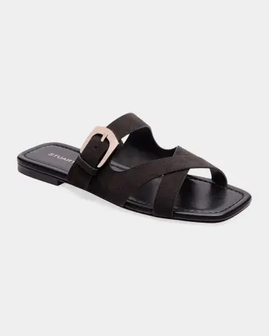 Stuart Weitzman Sai Suede Slide Sandals | Thumbnail 2 Stuart Weitzman Sai Suede Slide Sandals | Thumbnail 2