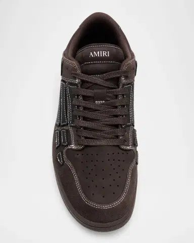 AMIRI Men's Skel Leather Low-Top Sneakers | Thumbnail 4 AMIRI Men's Skel Leather Low-Top Sneakers | Thumbnail 4