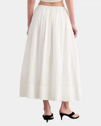 Toccin Imogen Linen-Cotton Midi Skirt | Thumbnail 3 Toccin Imogen Linen-Cotton Midi Skirt | Thumbnail 3