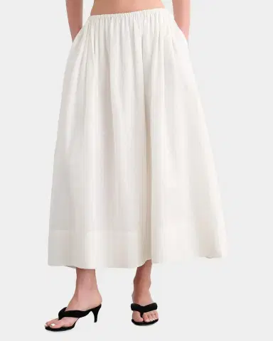Toccin Imogen Linen-Cotton Midi Skirt | Thumbnail 4 Toccin Imogen Linen-Cotton Midi Skirt | Thumbnail 4
