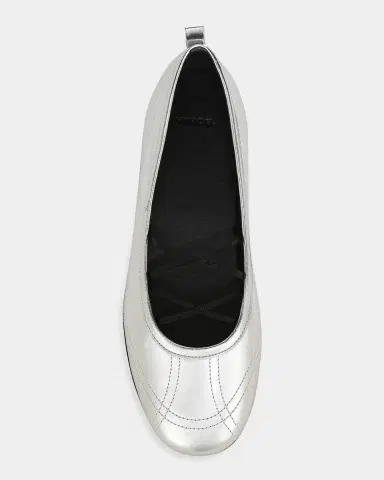 Vince Coralie Leather Ballet Flats | Thumbnail 4 Vince Coralie Leather Ballet Flats | Thumbnail 4