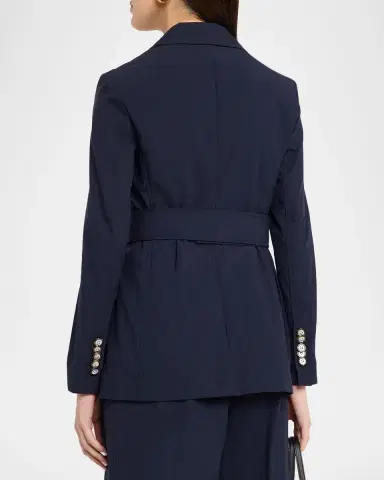 Veronica Beard Howard Belted Jacket | Thumbnail 3 Veronica Beard Howard Belted Jacket | Thumbnail 3