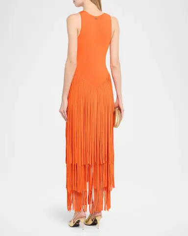 Toccin Jora Fringed Racerback Maxi Dress | Thumbnail 3 Toccin Jora Fringed Racerback Maxi Dress | Thumbnail 3