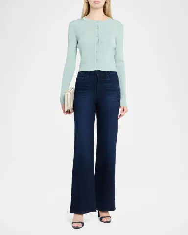 Toccin Zoe Cropped Fitted Cardigan | Thumbnail 2 Toccin Zoe Cropped Fitted Cardigan | Thumbnail 2