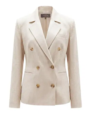 Toccin Jazmin Double-Breasted Blazer | Thumbnail 1 Toccin Jazmin Double-Breasted Blazer | Thumbnail 1
