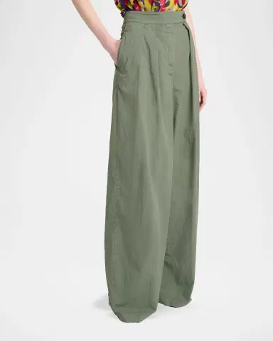 Dries Van Noten Pamplona Pleated Wide-Leg Pants | Thumbnail 4 Dries Van Noten Pamplona Pleated Wide-Leg Pants | Thumbnail 4