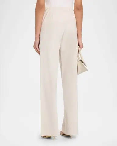 Vince Colette High-Rise Crepe Pants | Thumbnail 3 Vince Colette High-Rise Crepe Pants | Thumbnail 3