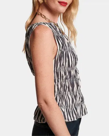 Frances Valentine Jane Striped Smocked Top | Thumbnail 3 Frances Valentine Jane Striped Smocked Top | Thumbnail 3