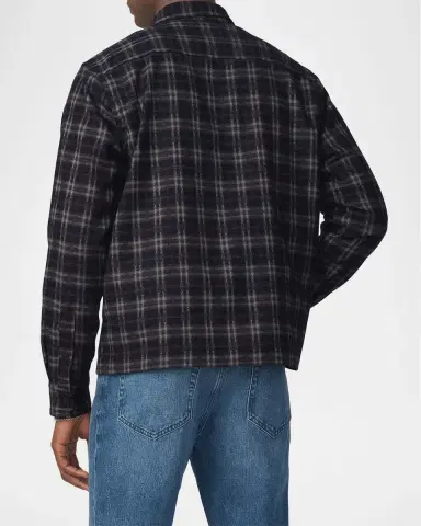 Joe 's Jeans Men 's Plaid Double-Pocket Button-Down Shirt | Thumbnail 3 Joe 's Jeans Men 's Plaid Double-Pocket Button-Down Shirt | Thumbnail 3