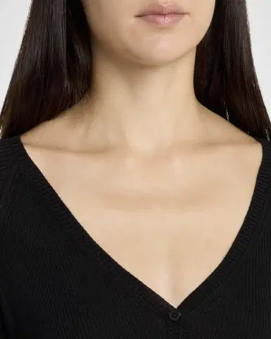 SIMKHAI Darlene Ribbed Silk-Cashmere Cardigan | Thumbnail 5 SIMKHAI Darlene Ribbed Silk-Cashmere Cardigan | Thumbnail 5