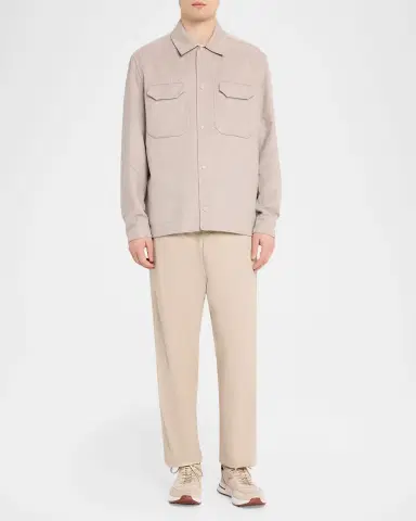 Sease Men 's Double Wool-Cashmere Overshirt | Thumbnail 2 Sease Men 's Double Wool-Cashmere Overshirt | Thumbnail 2