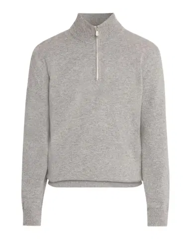 Brunello Cucinelli Men's Cashmere Quarter-Zip Sweater | Thumbnail 1 Brunello Cucinelli Men's Cashmere Quarter-Zip Sweater | Thumbnail 1