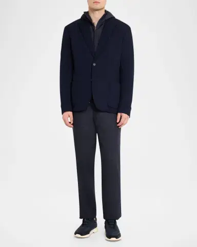 Sease Men 's Hooded Blazer with Removable Bib | Thumbnail 2 Sease Men 's Hooded Blazer with Removable Bib | Thumbnail 2