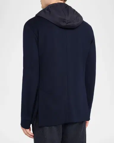 Sease Men 's Hooded Blazer with Removable Bib | Thumbnail 3 Sease Men 's Hooded Blazer with Removable Bib | Thumbnail 3