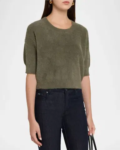 L'Agence Guinevere Cropped Pullover | Thumbnail 4 L'Agence Guinevere Cropped Pullover | Thumbnail 4