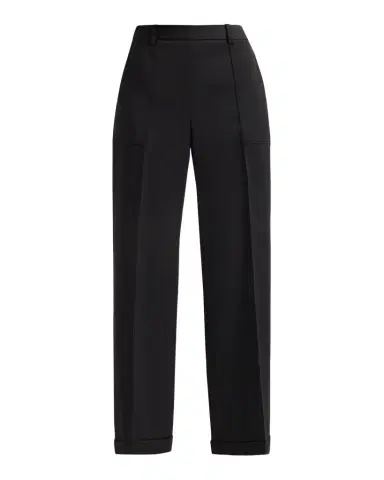 Elie Tahari July The Adrianna Pleated-Front Straight-Leg Pants | Thumbnail 1 Elie Tahari July The Adrianna Pleated-Front Straight-Leg Pants | Thumbnail 1