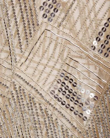 Lapointe Geometric Crystal Fringe Crop Top | Thumbnail 6 Lapointe Geometric Crystal Fringe Crop Top | Thumbnail 6