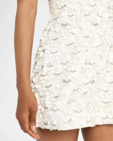 ALICE + OLIVIA Katia Sequined Strapless Mini Dress | Thumbnail 5 ALICE + OLIVIA Katia Sequined Strapless Mini Dress | Thumbnail 5