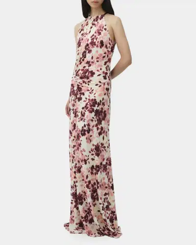Simkhai Cerin Floral-Print Jersey Halter Maxi Dress | Thumbnail 2 Simkhai Cerin Floral-Print Jersey Halter Maxi Dress | Thumbnail 2