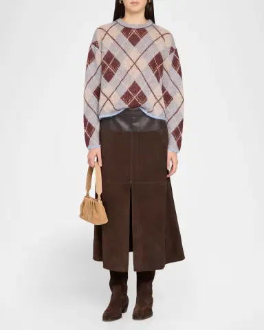 TANYA TAYLOR Sybil Argyle Sweater | Thumbnail 2 TANYA TAYLOR Sybil Argyle Sweater | Thumbnail 2