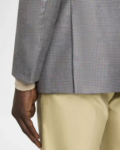 Brioni Men's Prince of Wales Single-Breasted Sport Coat | Thumbnail 8 Brioni Men's Prince of Wales Single-Breasted Sport Coat | Thumbnail 8