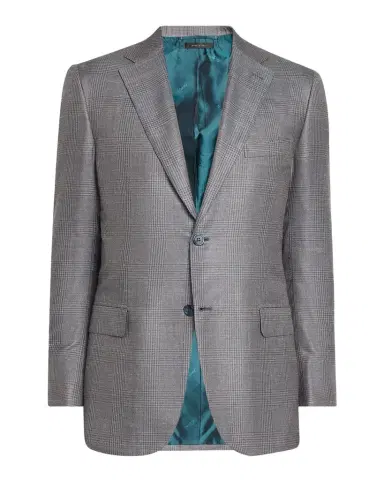 Brioni Men's Prince of Wales Single-Breasted Sport Coat | Thumbnail 1 Brioni Men's Prince of Wales Single-Breasted Sport Coat | Thumbnail 1