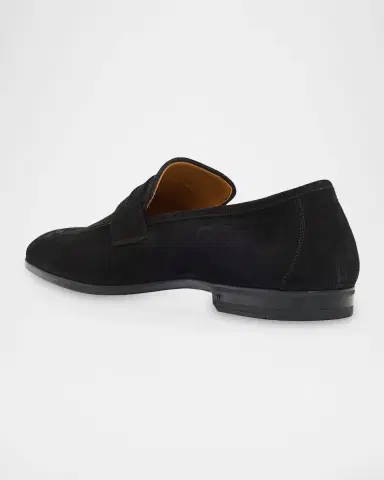 Tom Ford Men's Sean Suede Penny Loafers | Thumbnail 2 Tom Ford Men's Sean Suede Penny Loafers | Thumbnail 2