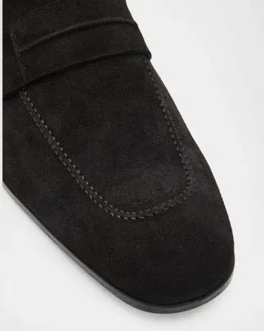 Tom Ford Men's Sean Suede Penny Loafers | Thumbnail 3 Tom Ford Men's Sean Suede Penny Loafers | Thumbnail 3