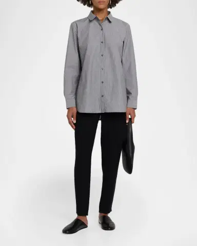 Eileen Fisher Striped Organic Cotton Shirt | Thumbnail 2 Eileen Fisher Striped Organic Cotton Shirt | Thumbnail 2