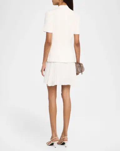 Simkhai Leah Pleated Mini Dress | Thumbnail 3 Simkhai Leah Pleated Mini Dress | Thumbnail 3