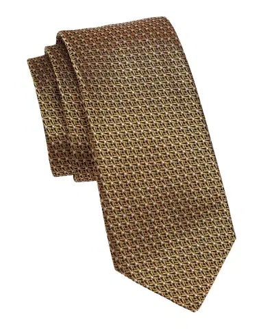 Canali Men's Jacquard Silk Tie | Thumbnail 3 Canali Men's Jacquard Silk Tie | Thumbnail 3