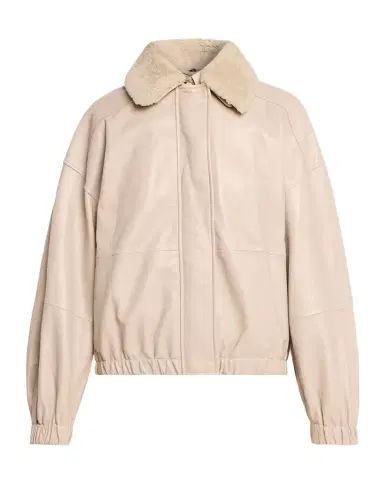 Brunello Cucinelli Nappa Leather Jacket w/ Shearling Collar | Thumbnail 1 Brunello Cucinelli Nappa Leather Jacket w/ Shearling Collar | Thumbnail 1