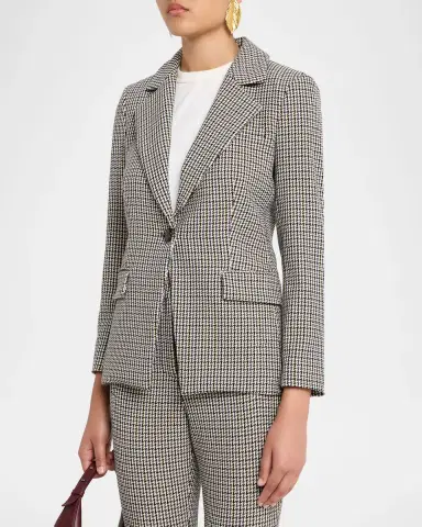 Veronica Beard Healy Houndstooth Dickey Jacket | Thumbnail 4 Veronica Beard Healy Houndstooth Dickey Jacket | Thumbnail 4
