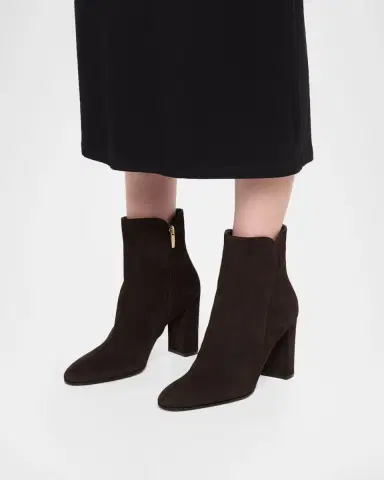 Gianvito Rossi 85mm Suede Ankle Booties | Thumbnail 2 Gianvito Rossi 85mm Suede Ankle Booties | Thumbnail 2