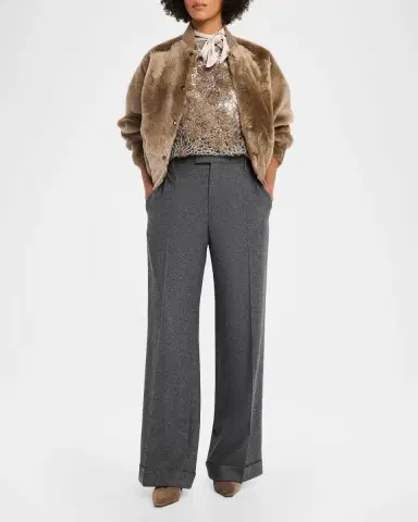 Brunello Cucinelli Mohair Diamante Floral Embroidered Mesh Sweater | Thumbnail 2 Brunello Cucinelli Mohair Diamante Floral Embroidered Mesh Sweater | Thumbnail 2