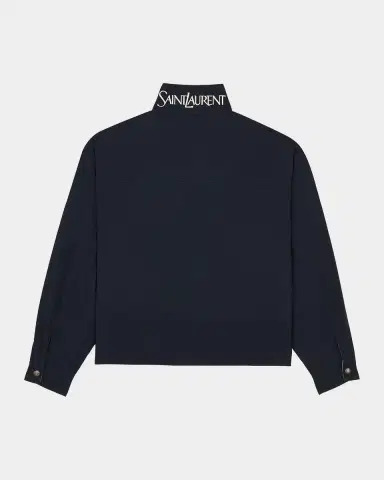 Saint Laurent Cassandre Reversible Cotton Jacket | Thumbnail 2 Saint Laurent Cassandre Reversible Cotton Jacket | Thumbnail 2