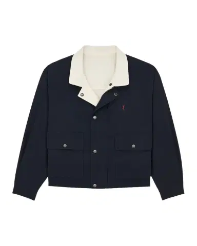 Saint Laurent Cassandre Reversible Cotton Jacket | Thumbnail 1 Saint Laurent Cassandre Reversible Cotton Jacket | Thumbnail 1