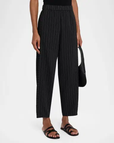 Eileen Fisher Striped Lantern Ankle Pants | Thumbnail 4 Eileen Fisher Striped Lantern Ankle Pants | Thumbnail 4