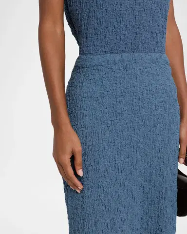Eileen Fisher Stretch Knit Straight Midi Skirt | Thumbnail 5 Eileen Fisher Stretch Knit Straight Midi Skirt | Thumbnail 5