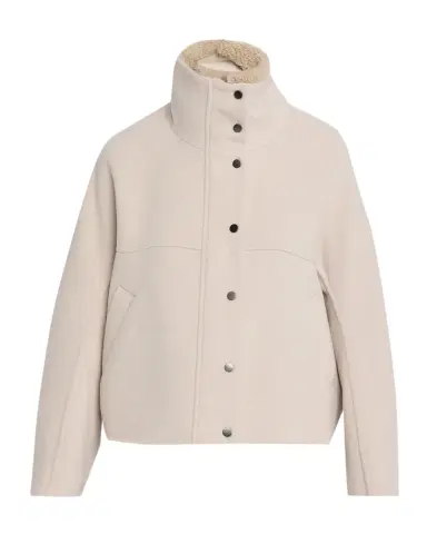 Brunello Cucinelli Wool-Cashmere Coat With Lamb Shearling Collar | Thumbnail 1 Brunello Cucinelli Wool-Cashmere Coat With Lamb Shearling Collar | Thumbnail 1