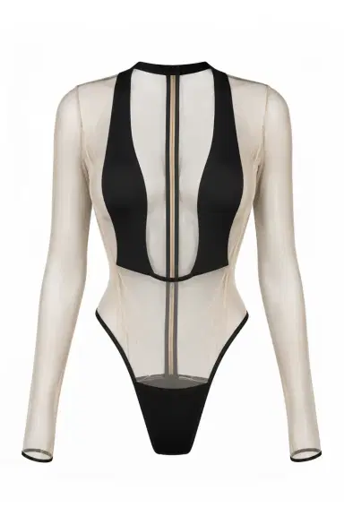 LaQuan Smith Bow Tie Detail Bodysuit | Thumbnail 1 LaQuan Smith Bow Tie Detail Bodysuit | Thumbnail 1
