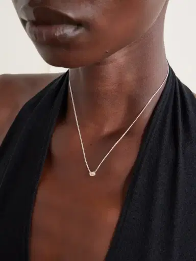 Loren Stewart 14-karat Gold And Sterling Silver Diamond Necklace | Thumbnail 2 Loren Stewart 14-karat Gold And Sterling Silver Diamond Necklace | Thumbnail 2