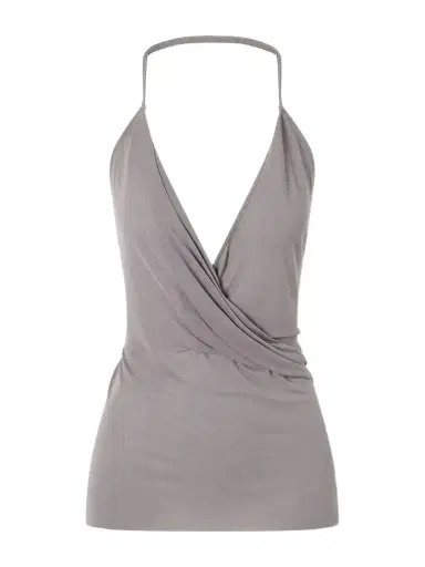 Rick Owens Draped Jersey Tank | Thumbnail 1 Rick Owens Draped Jersey Tank | Thumbnail 1