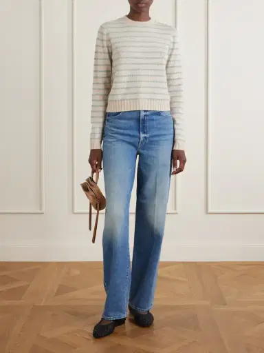 Guest In Residence Pebble Stripe Cashmere Sweater | Thumbnail 2 Guest In Residence Pebble Stripe Cashmere Sweater | Thumbnail 2