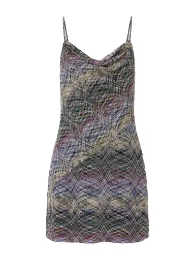Missoni Metallic Crochet-knit Mini Dress | Thumbnail 1 Missoni Metallic Crochet-knit Mini Dress | Thumbnail 1