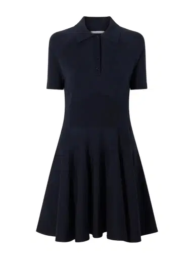Givenchy Ribbed Cotton-blend Polo Dress | Thumbnail 1 Givenchy Ribbed Cotton-blend Polo Dress | Thumbnail 1