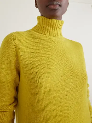 Allude Turtleneck Cashmere Sweater | Thumbnail 5 Allude Turtleneck Cashmere Sweater | Thumbnail 5