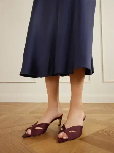 Victoria Beckham Harlow Mask 55 Satin Sandals | Thumbnail 2 Victoria Beckham Harlow Mask 55 Satin Sandals | Thumbnail 2