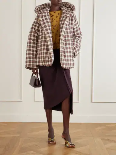 Dries Van Noten Hooded Checked Padded Cotton-flannel Jacket | Thumbnail 2 Dries Van Noten Hooded Checked Padded Cotton-flannel Jacket | Thumbnail 2